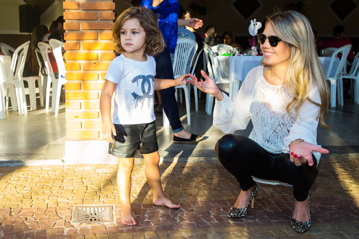 Maria Sophia e a mamãe Thaís Gebelein