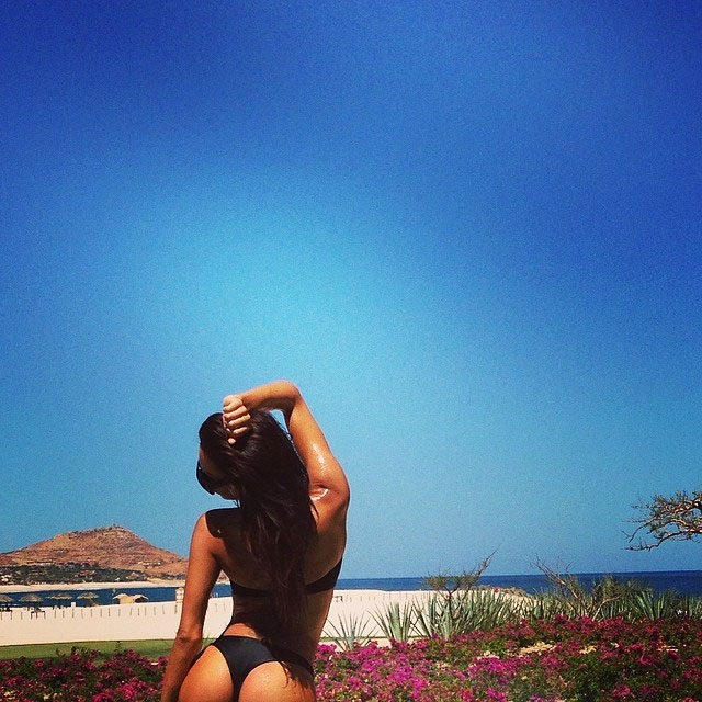 Naya Rivera curte férias em Los Cabos, no México
