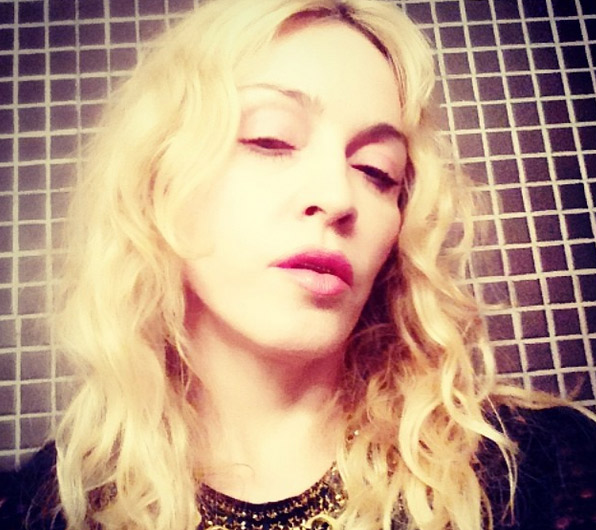 Madonna grava nova música durante a noite toda com DJ americano