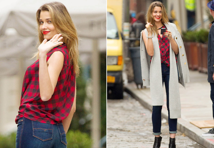 Ana Beatriz Barros faz ensaio em Nova York