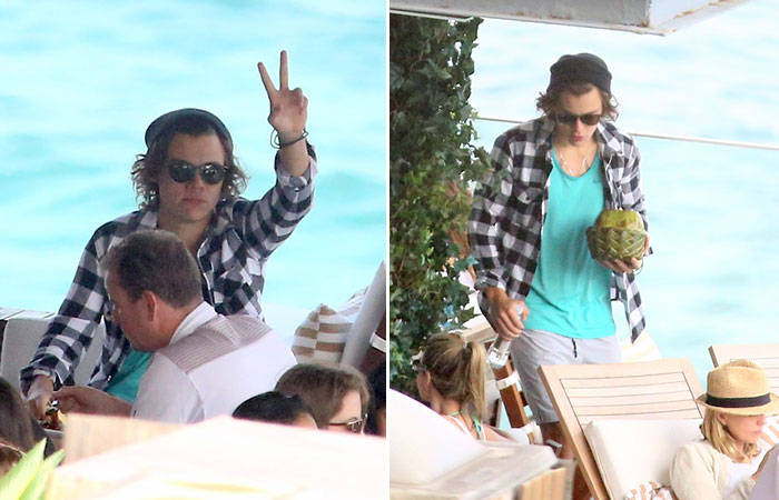 Harry Styles aproveita seus últimos momentos no Rio de Janeiro