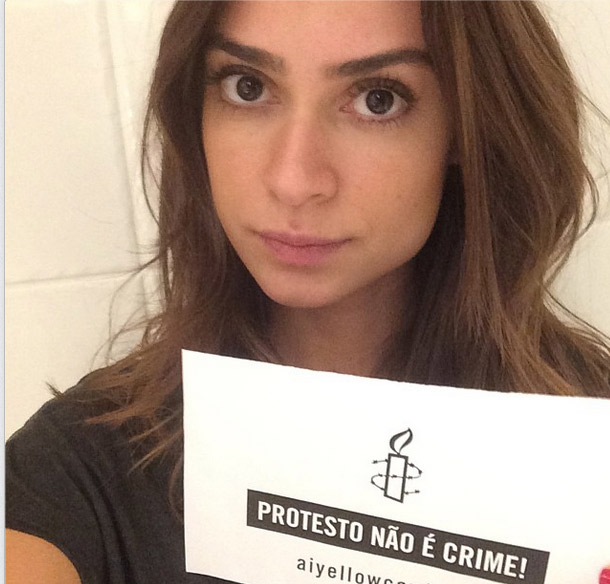 Thaila Ayala faz protesto pela Liberdade de Expressão no Instagram