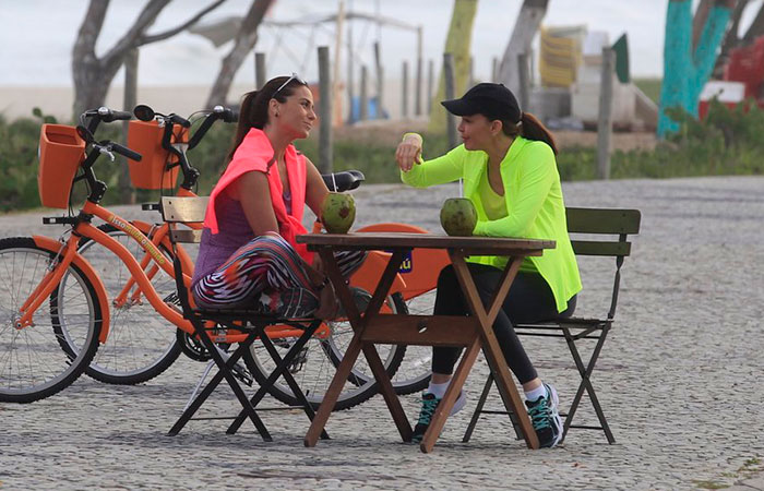 Giovanna Antonelli e Julia Lemmertz gravam cenas para Em Família