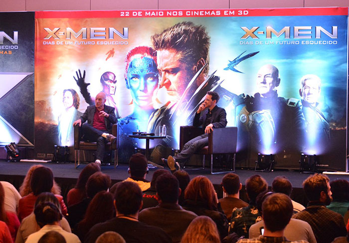 Patrick Stewart e James McAvoy participam de coletiva sobre X-Men