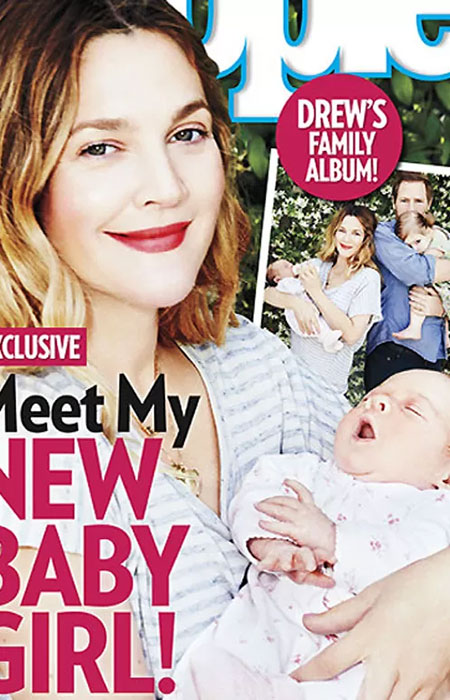 Drew Barrymore mostra sua filha Frankie pela primeira vez