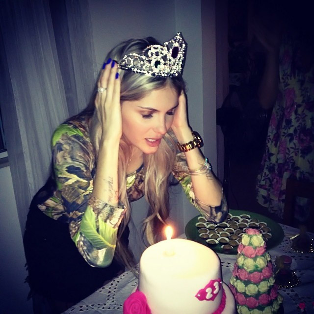 Bárbara Evans festeja aniversário a mãe e a avó