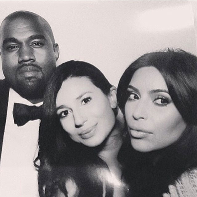  Convidados compartilham fotos com Kim Kardashian e Kanye West