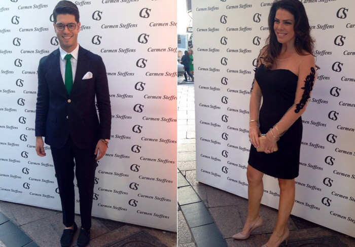 Nathália Dill e Fernanda Machado posam na inauguração de loja em Cannes