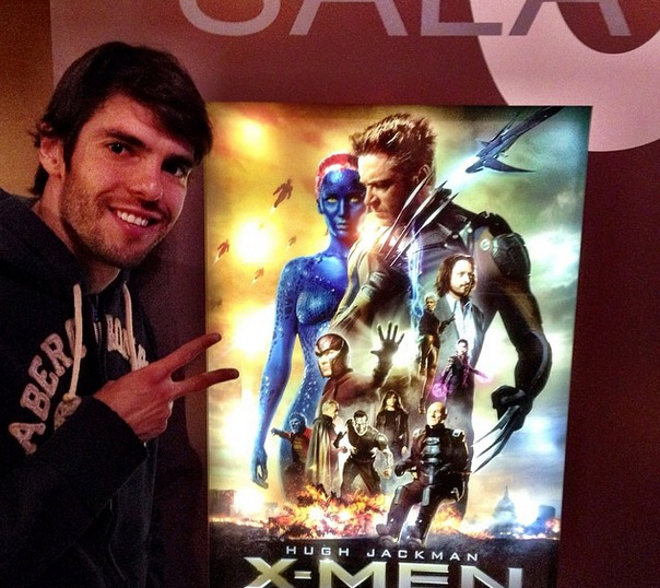 Kaká vai ao cinema e aprova novo filme da franquia X-Men