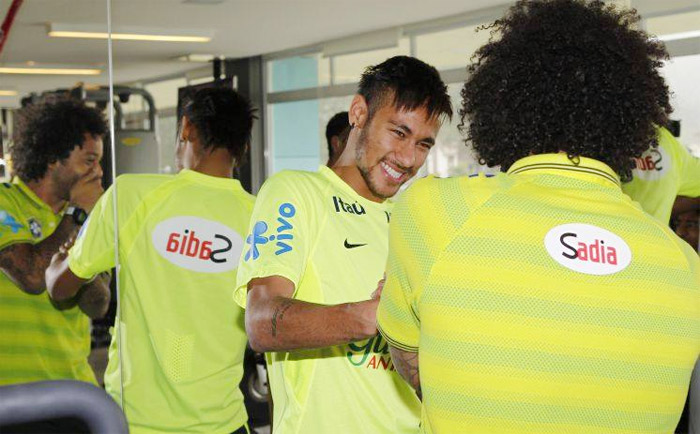 Marcelo e Neymar