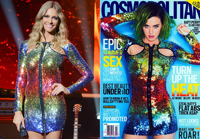  Katy Perry copia vestido de Fernanda Lima no Superstar