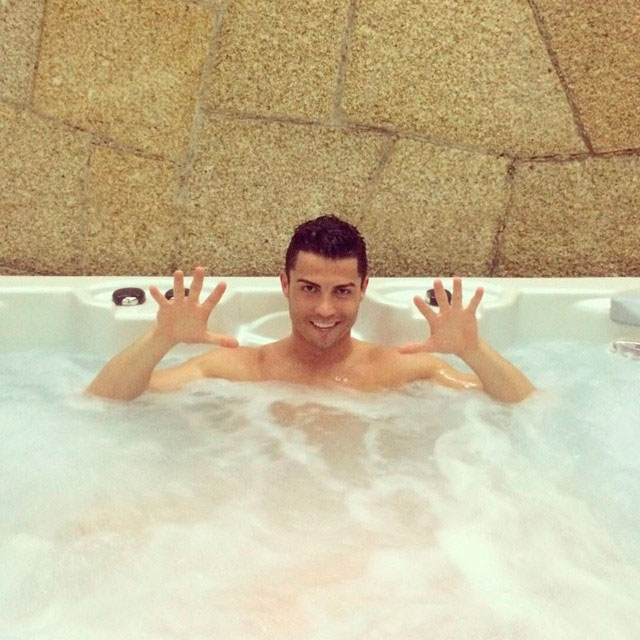 Cristiano Ronaldo descansa antes da Copa