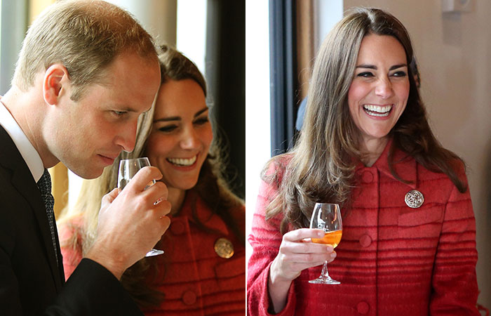  Príncipe William e Kate Middleton provam uísque na Escócia