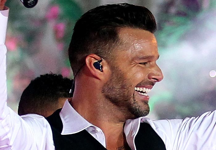 Ricky Martin no show do Life Ball, em Viena