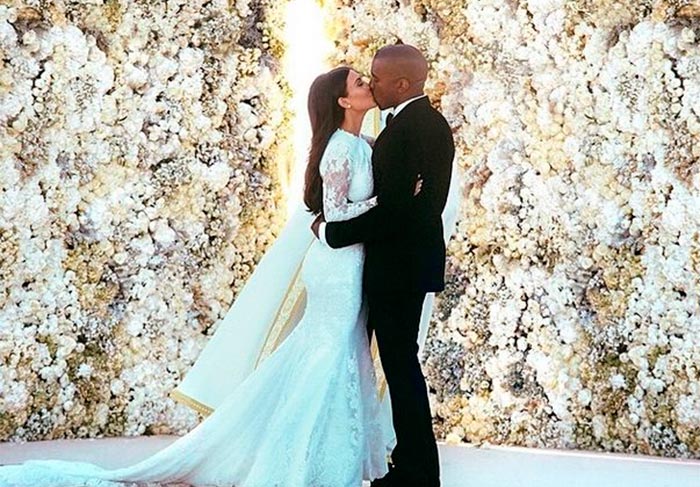 Foto de Kim Kardashian e Kanye West bate recorde no Instagram