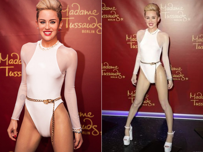Miley Cyrus ganha estátua no museu Mademe Tussauds de Berlim