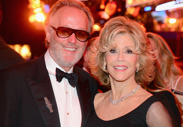 Jane Fonda e seu irmão Peter Fonda