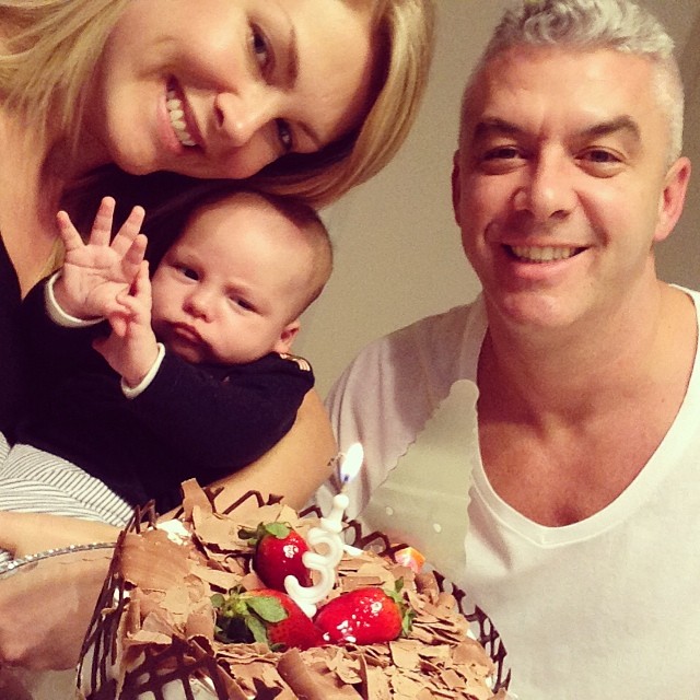 Ana Hickmann celebra os 3 meses do filho com Alexandre Correa no Instagram