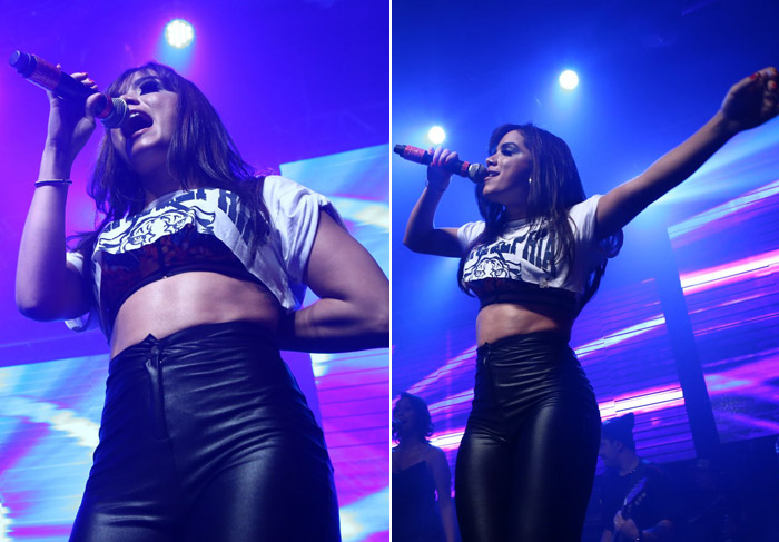 Famosos curtem show de Anitta em boate do Rio de Janeiro