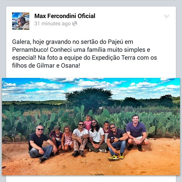 Max Fercondini desbrava o interior de Pernambuco