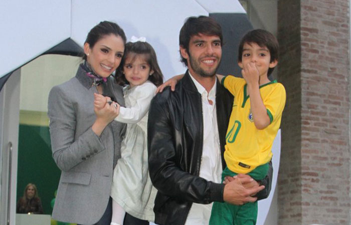 Kaká e Carol Celico comemoram aniversário do filho