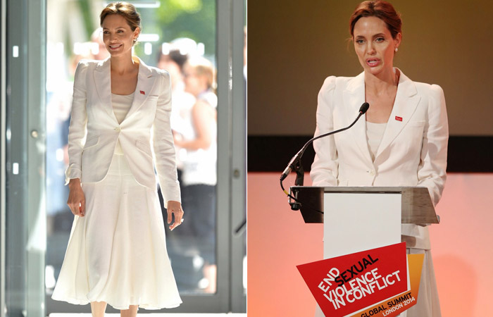 Angelina Jolie participa de evento contra a violência sexual em conflitos
