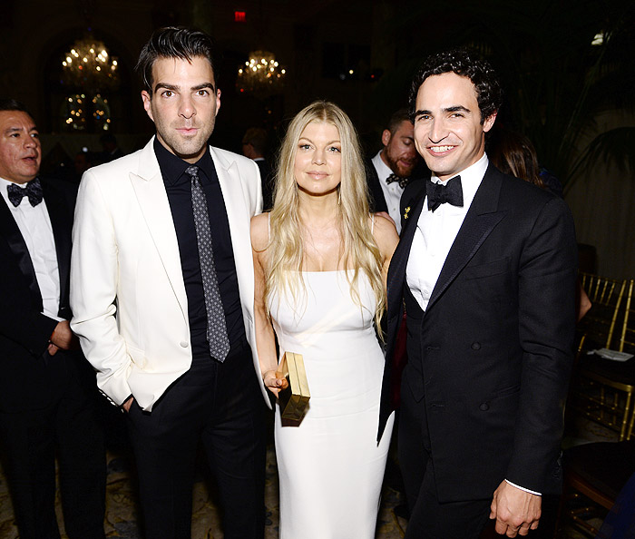 Zachary Quinto, Fergie e Zac Posen