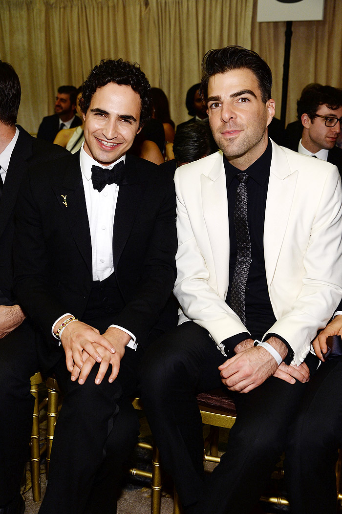 Zac Posen e Zachary Quinto 