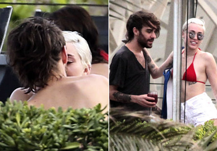 Miley Cyrus é vista em clima quente com homem misterioso