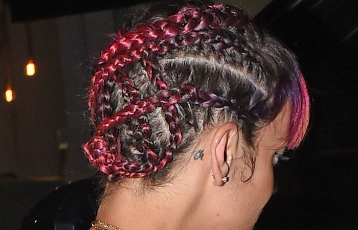 Criativa: Lily Allen aparece com novo penteado