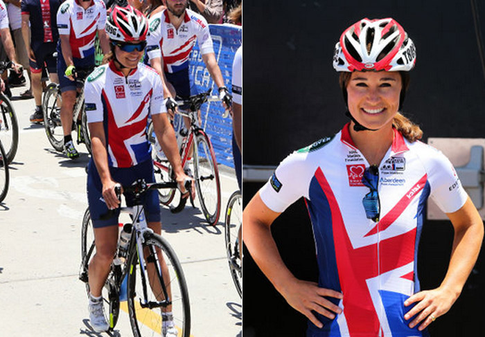 Pippa Middleton pedala quase 5 mil km em prol da caridade