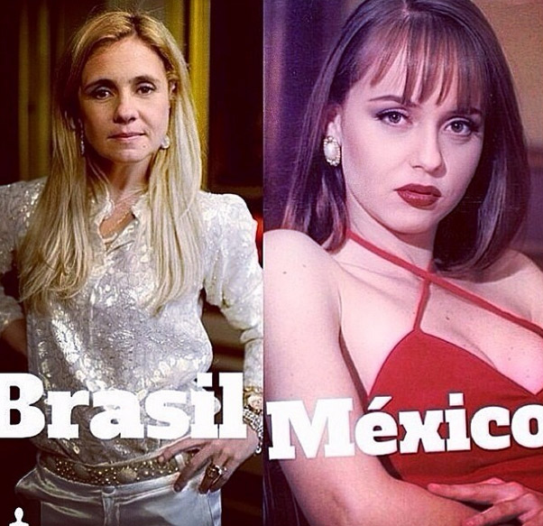 Em clima de Copa, internautas comparam vilões brasileiros aos mexicanos