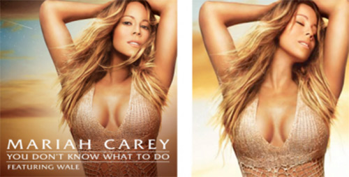 Mariah Carey admite o uso de photoshop em suas fotos (FOTO POR EMAIL)