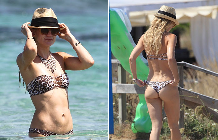  Kate Hudson mostra boa forma em Ibiza, na Espanha