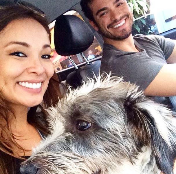 Sidney Sampaio adota cachorrinha para Carol Nakamura