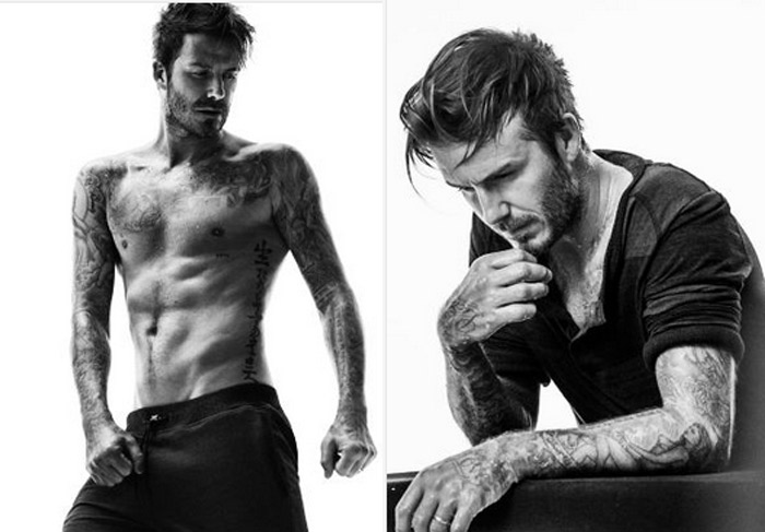 David Beckham fotografa só de cueca para nova campanha da H&M