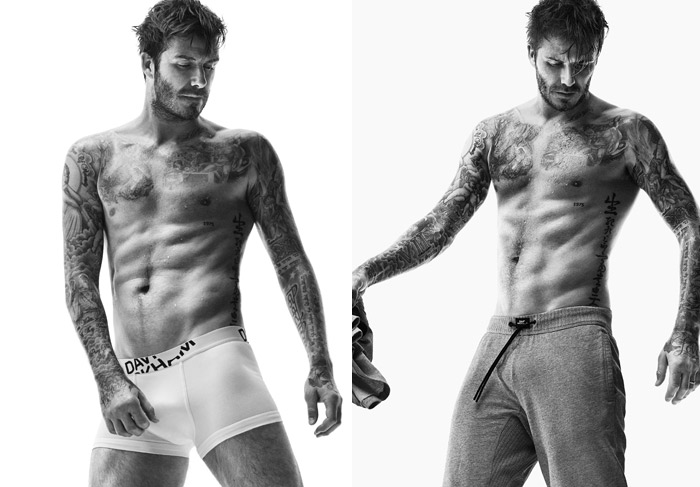 David Beckham fotografa só de cueca para nova campanha da H&M