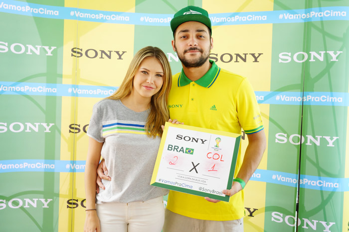 Danielle Winits e Amaury Nunes dão o seu palpite para o jogo do Brasil