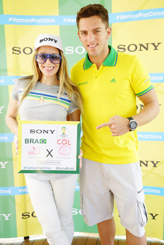 Danielle Winits e Amaury Nunes dão o seu palpite para o jogo do Brasil