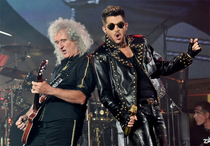 Adam Lambert se apresenta com Queen na Califórnia