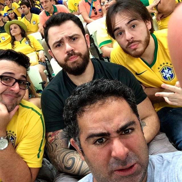 Estrelas mostram sua torcida pela seleção