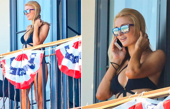 Paris Hilton comemora o Dia da Independência dos Estados Unidos