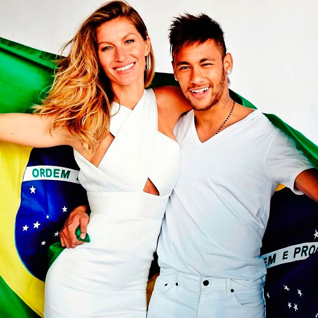 Gisele Bündchen está rezando pelo craque brasileiro: Força, querido @Neymarjr , estamos rezando para que sua recuperação seja rápida!.