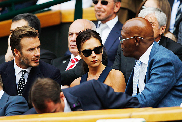 Victoria Beckham fica sem graça com a presença de Samuel L. Jackson. Vídeo!