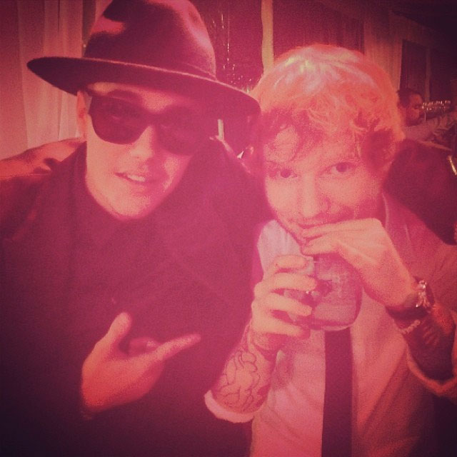 Justin Bieber declara que é fã de Ed Sheeran