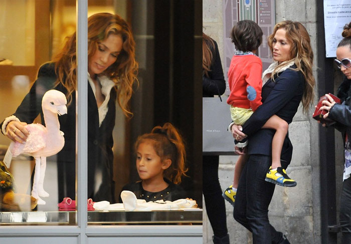 Jennifer Lopez compra um big urso de pelúcia para a filha