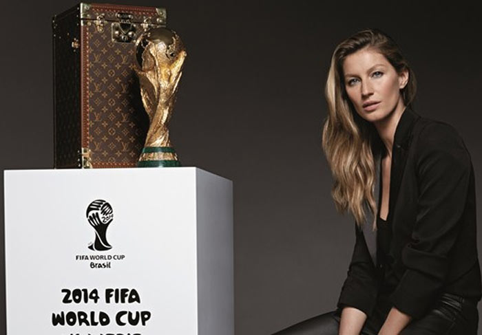 Fifa confirma Gisele Bündchen na final da Copa do Mundo no Maracanã