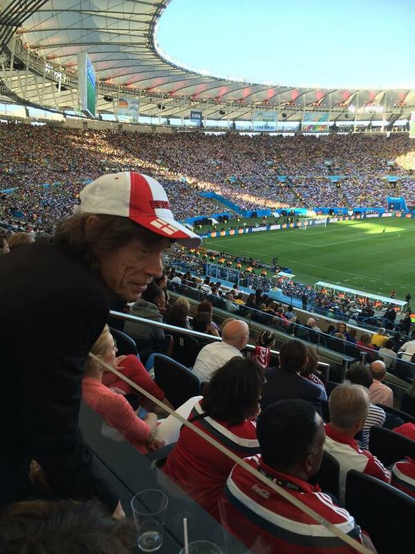 Mick Jagger posta foto no Maracanã e é criticado por argentinos