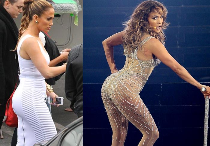 Regime deixou Jennifer Lopez mais magra, mas com bumbum menor