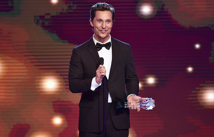 Matthew McConaughey leva mais um prêmio para casa